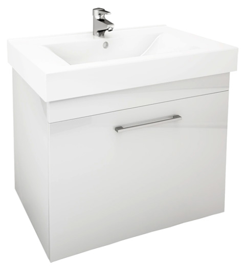 Тумба с раковиной Cezar Solus Atis 50 белая