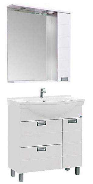 Мебель для ванной Aquanet Сити 80 белая