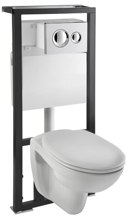 Комплект VitrA Normus 9773B003 кнопка глянцевый хром