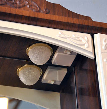 Зеркало-шкаф Атолл Маргарита орех