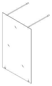 Душевая перегородка Kolpa San Terra TSS Open 140