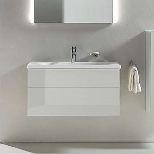 Тумба с раковиной Keuco Royal Reflex белый 80 см