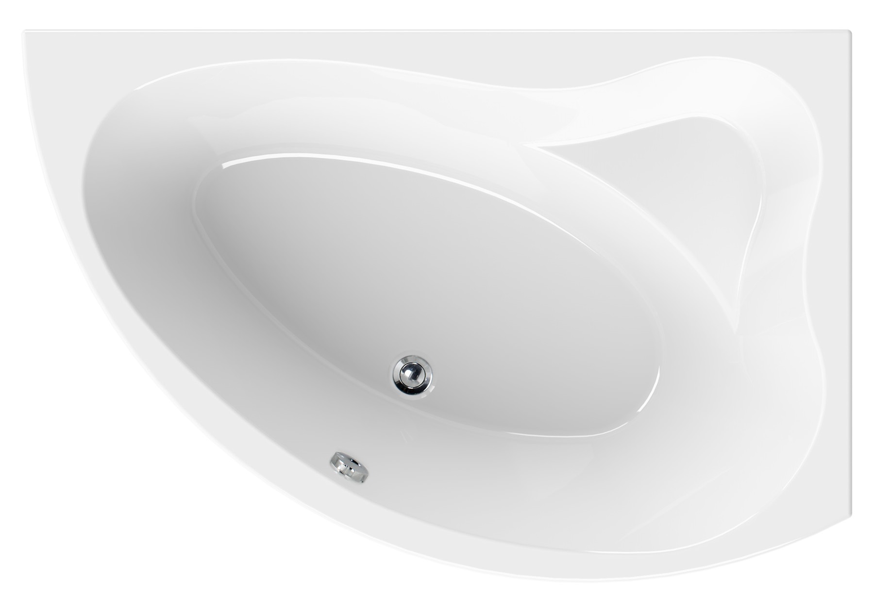 Акриловая ванна CEZARES Tebe 150x100 R