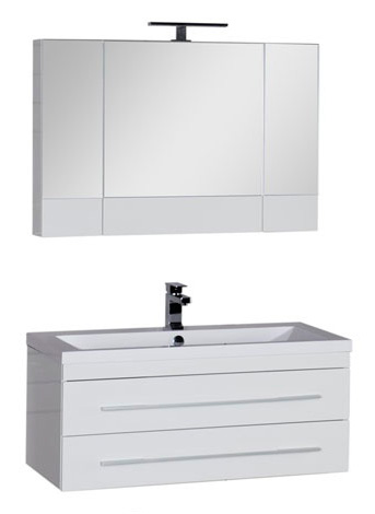 Мебель для ванной Aquanet Нота 100 белая