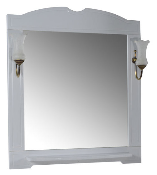 Зеркало ASB-Mebel Астра нсв декор 85 белое