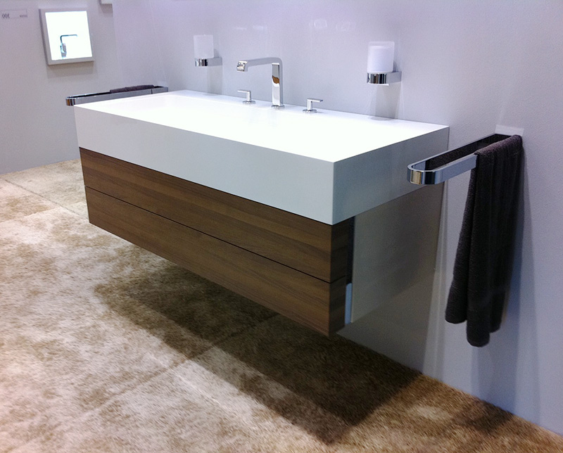 Тумба с раковиной Keuco Edition 300 грецкий орех 125 см