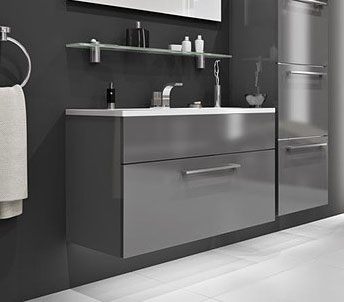 Тумба с раковиной De Aqua Кубика 90