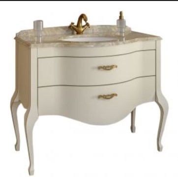 Тумба с раковиной Ellen plus 100 M-V avorio (аворио)