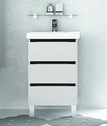 Тумба с раковиной De Aqua Ариетта 51