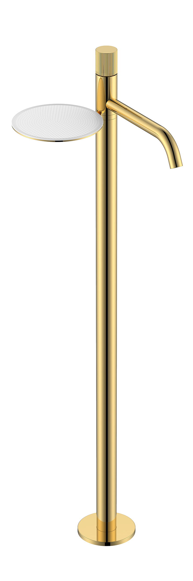 Смеситель Boheme STICK напольный для умыв. GOLD LINEA 120-GG.3