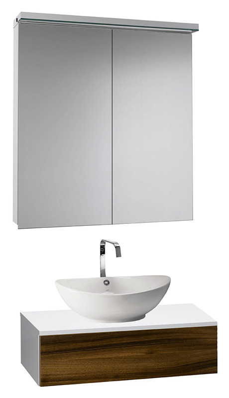 Мебель для ванной Dreja Top 75 орех