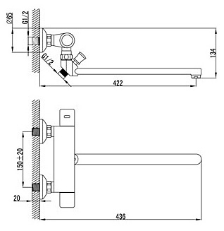 Термостат Lemark Thermo LM7734C универсальный