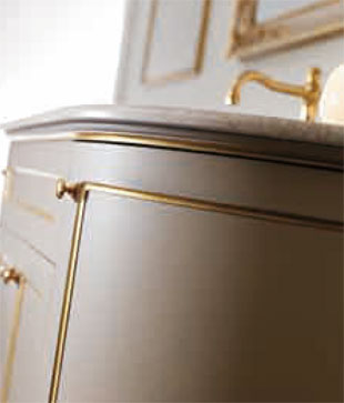 Мебель для ванной Tiffany World York 71096 pennellato r/oro