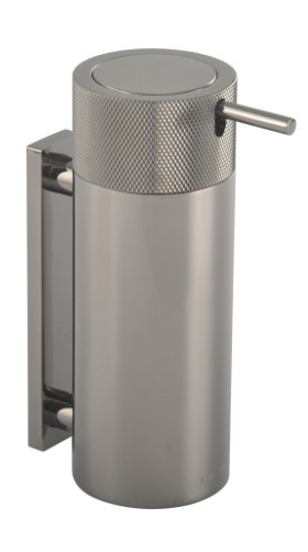 Диспенсер настенный металл цвет Boheme SHINE GUN METALL 10929-2-SGM