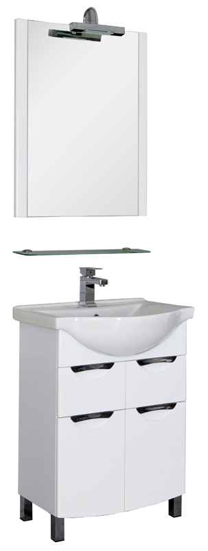 Мебель для ванной Aquanet Асти 65