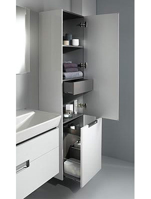 Шкаф-пенал Jacob Delafon Reve белый бриллиант R