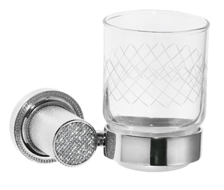 Стакан настенный Boheme ROYALE CRISTAL ХРОМ 10924-CR
