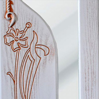 Мебель для ванной Атолл Барселона 295 белая с медью