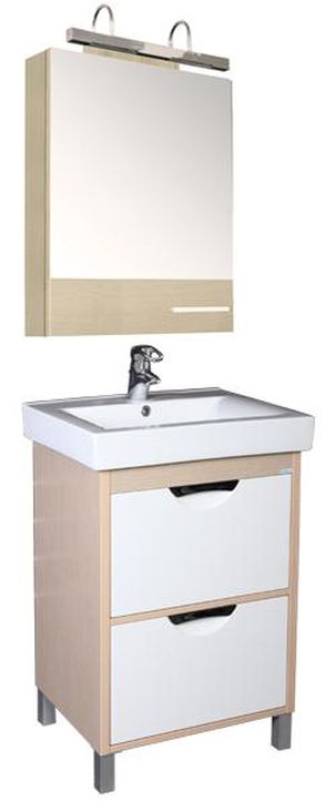 Мебель для ванной Aquanet Гретта 50 светлый дуб