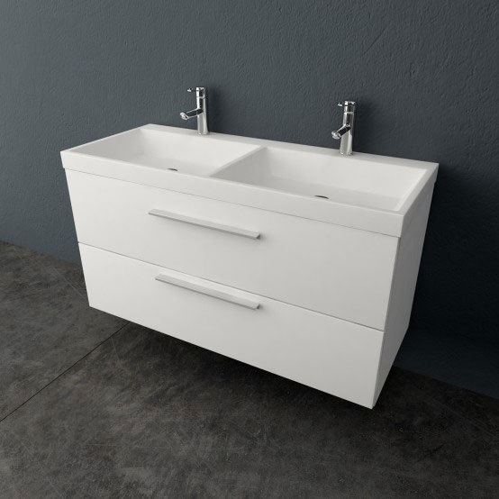 Тумба с раковиной Kolpa San Jolie 120 WH/WH