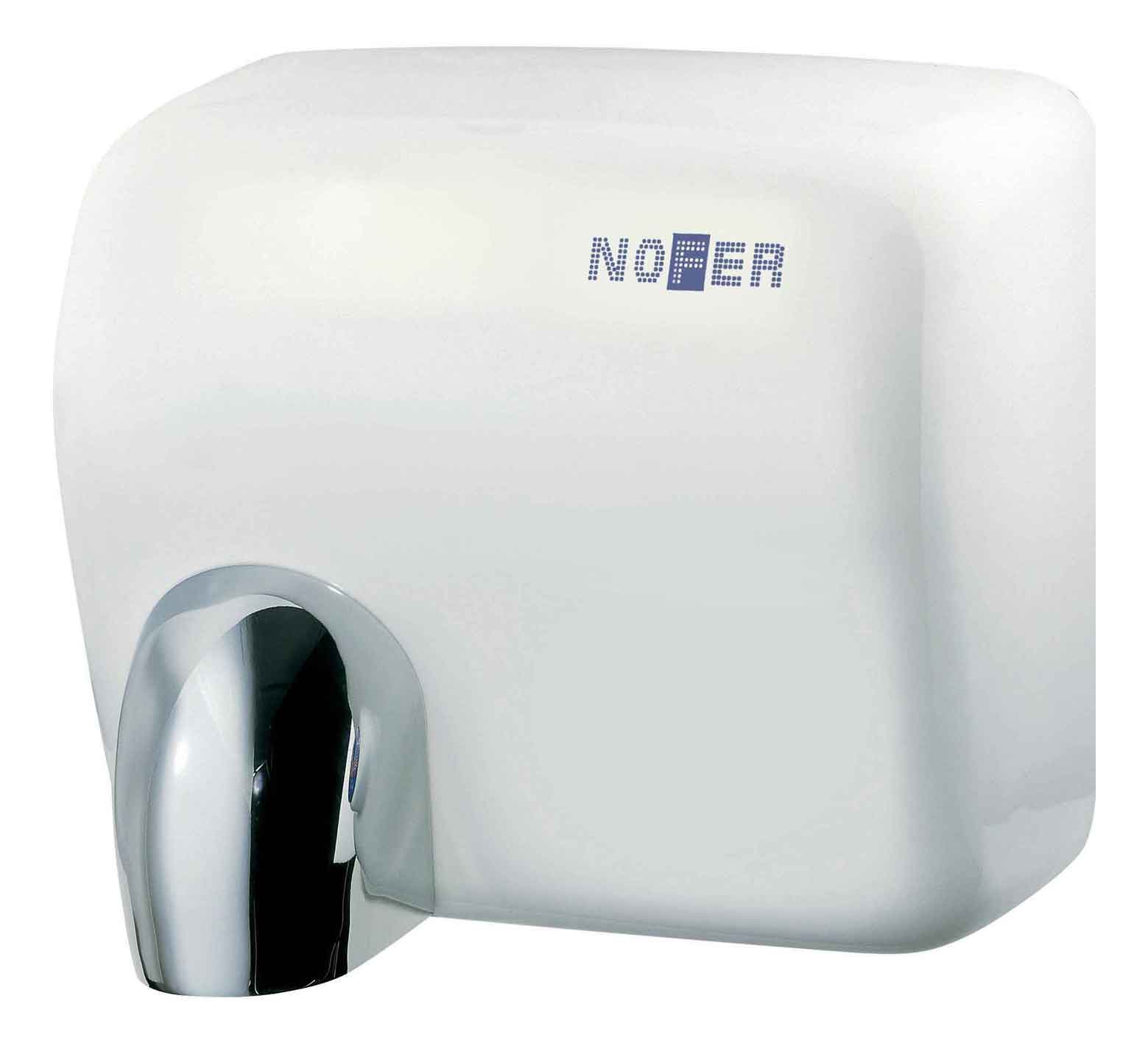 Сушилка для рук Nofer Cyclon c кнопкой 2450 W белая 01101.W