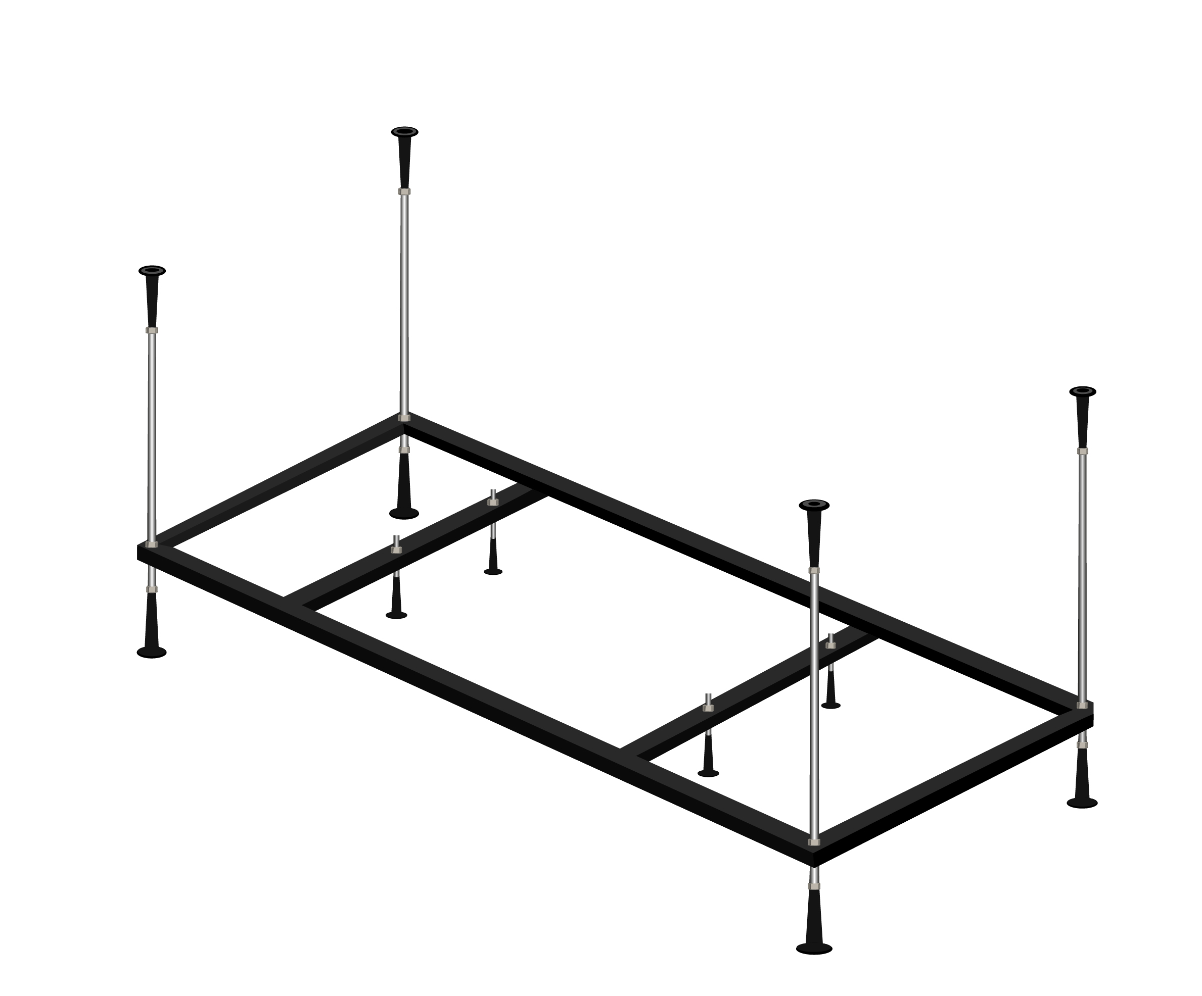 Каркас металлический для ванны NORA 160x90 R