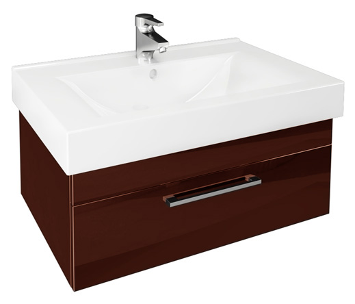 Тумба с раковиной Cezar Solus 60 цветная