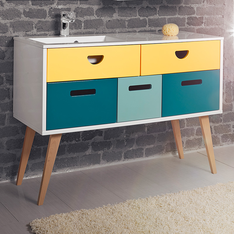 Тумба с раковиной Dreja Retro S 120 original