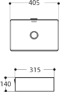Раковина Aquanet PERFECT-1-MB