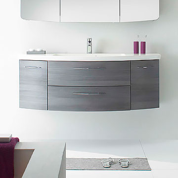 Тумба с раковиной Pelipal Cassca 140 графит структура