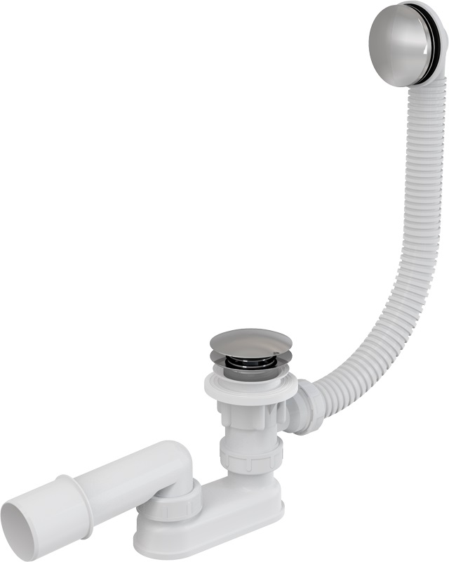 Сифон для ванны click/clack ALCAPLAST A504KM-120