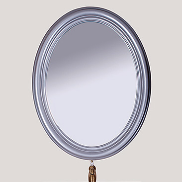 Зеркало Tiffany World Palermo grigio perlato