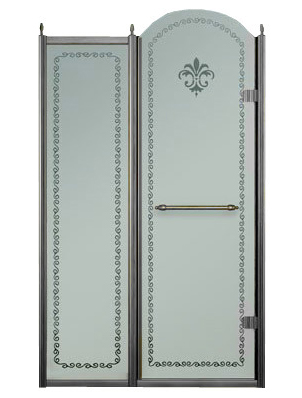 Душевая дверь в нишу Cezares Retro B11 100 CP Cr R