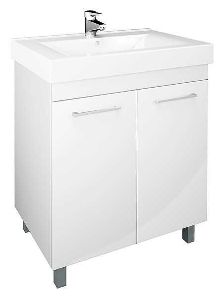 Тумба с раковиной Cezar Felix 60 белая