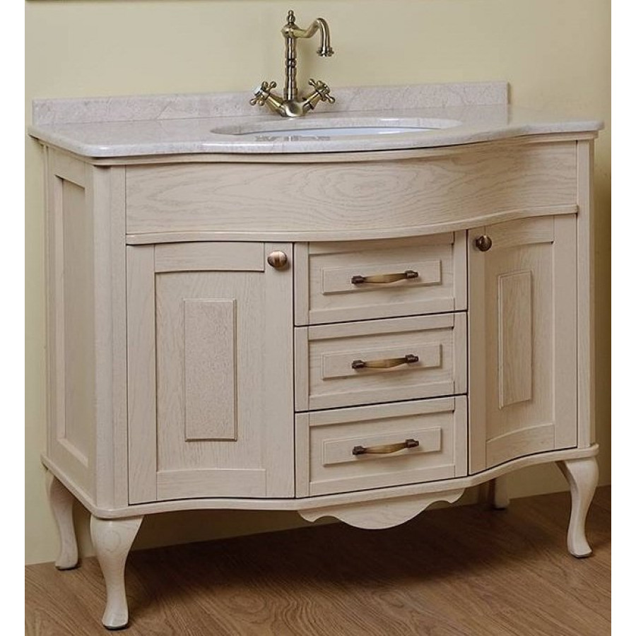 Тумба с раковиной Timo Amelia 100 H-VR (1015 с патиной золото)