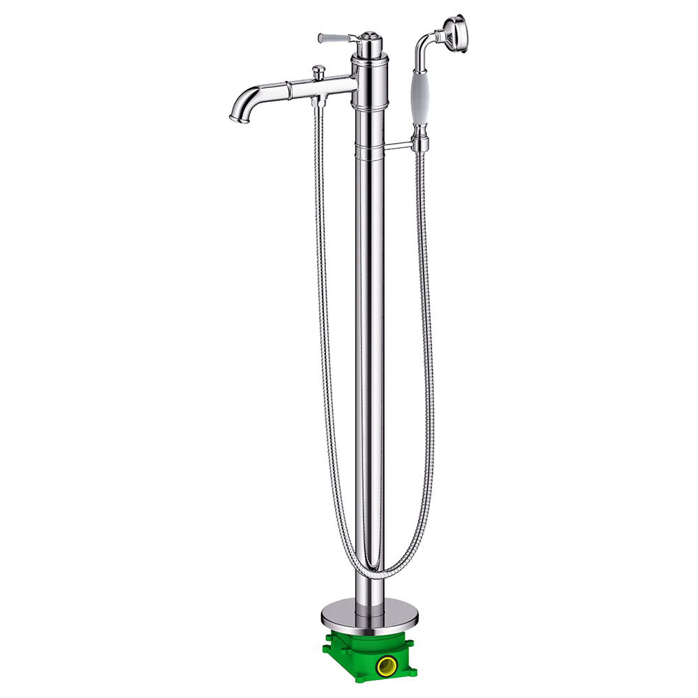 Смеситель напольный для ванны с душем Timo Arisa 5300/00Y-CR хром