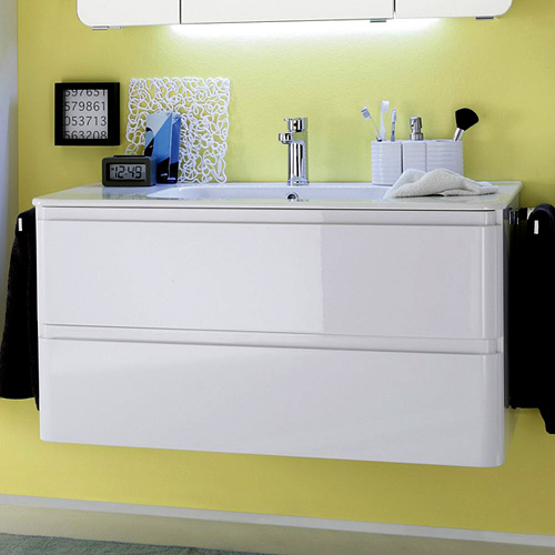 Тумба с раковиной Pelipal Solitaire 7010 121 полярный белый