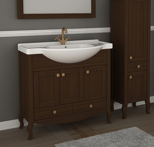 Тумба с раковиной ASB-Mebel Флоренция 85 бук тироль