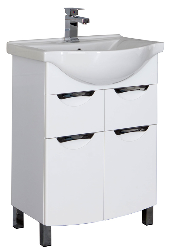 Тумба с раковиной Aquanet Асти 65
