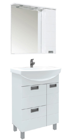 Мебель для ванной Aquanet Сити 60 белая