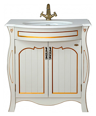 Тумба с раковиной Атолл Ривьера dorato