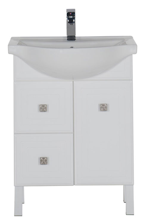 Тумба с раковиной Aquanet Стайл 65 с ящиками