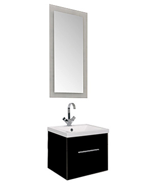 Мебель для ванной Aquanet Нота 50 лайт черная
