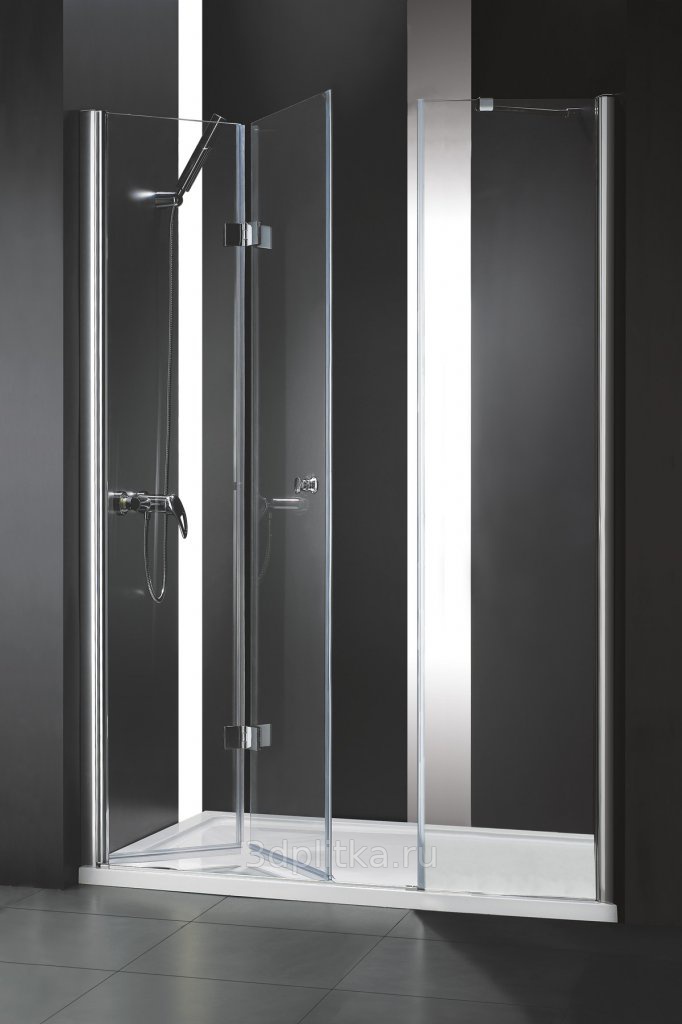 Душевая дверь в нишу Cezares Elena BS 13 40 + 40/40 C Cr