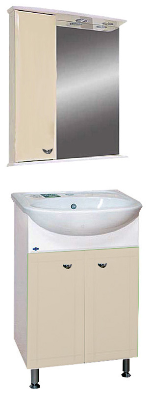 Мебель для ванной Misty Уют 50  прямая бежевая