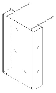 Душевая перегородка Kolpa San Terra TSS Open 120