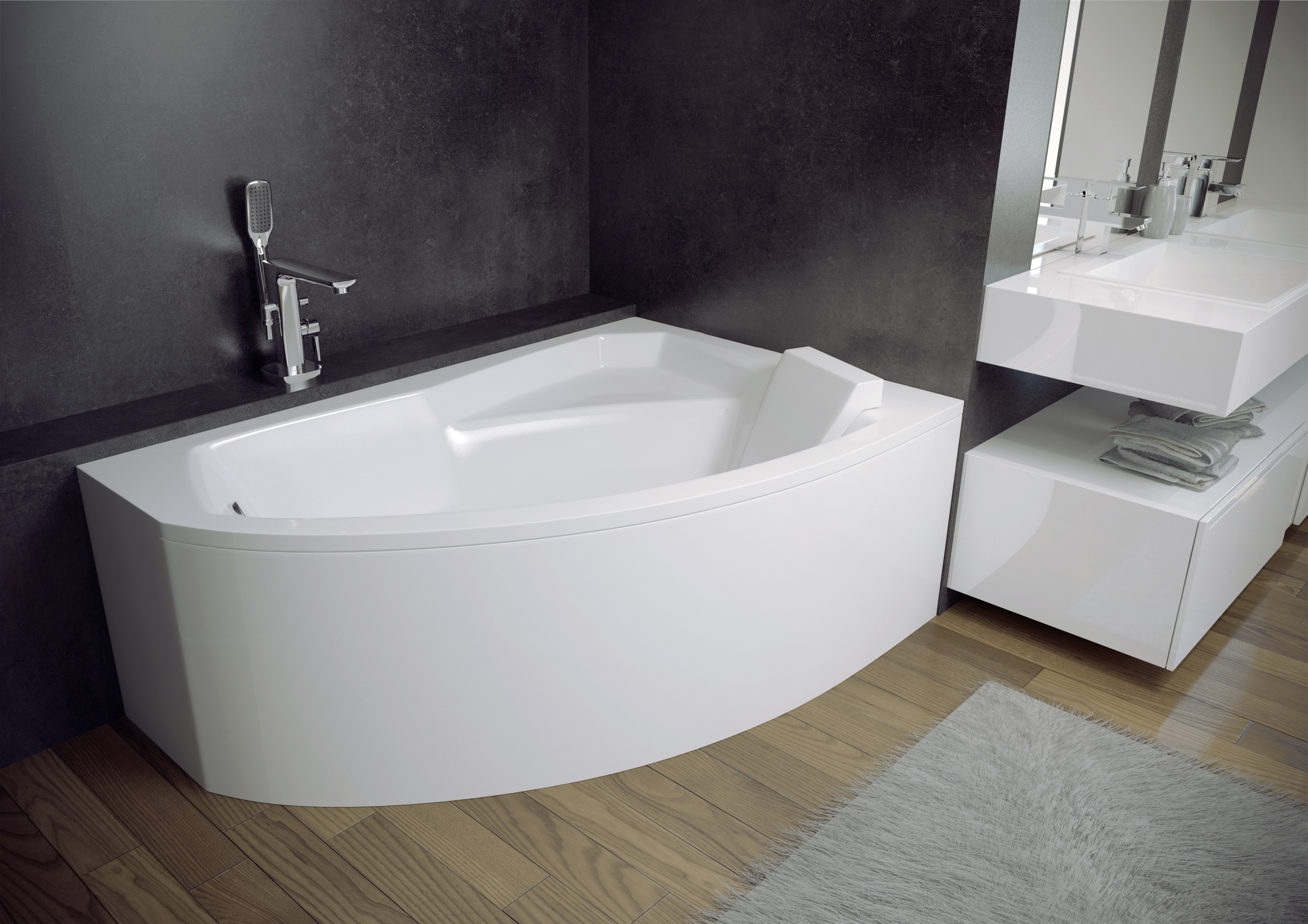 Акриловая ванна BESCO Rima 160 P