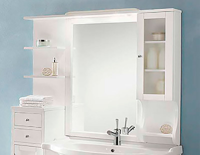 Зеркало-шкаф Eban Eleonora Modular 130 R белый