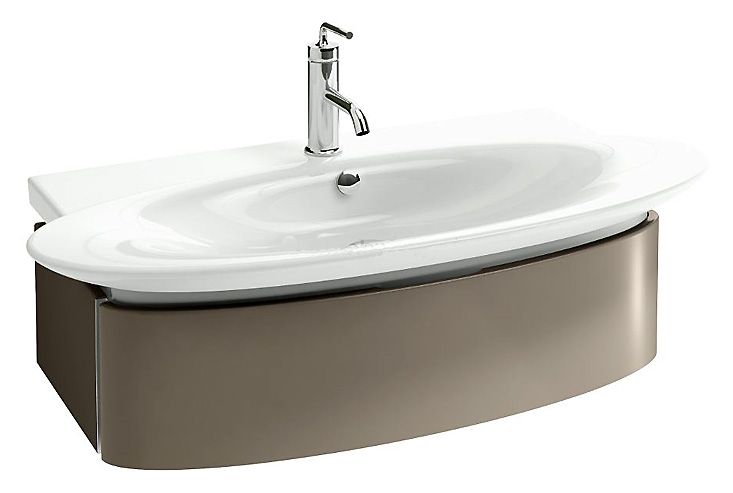 Тумба с раковиной Jacob Delafon Presquile 100 серый титан