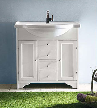 Тумба с раковиной Eban Eleonora 85 белая